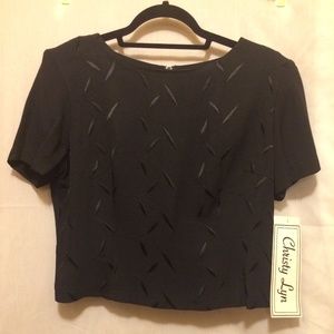 Christy Lyn Black Blouse